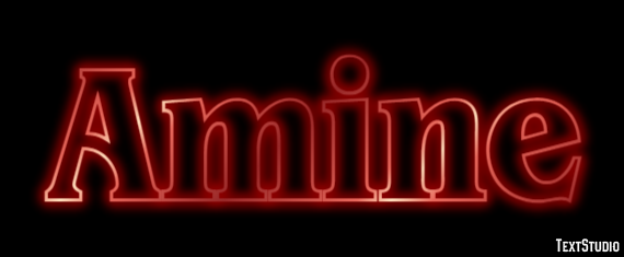 Amine Texteffekt