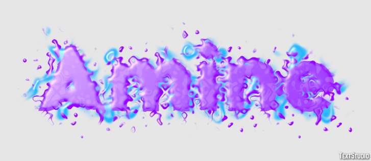 Amine Texteffekt