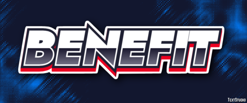 Benefit Text Effect