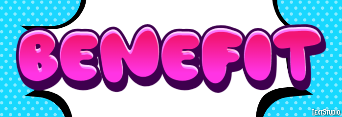 Benefit Text Effect