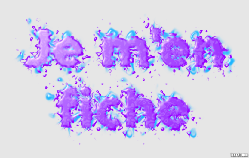 Je m'en fiche Effet de Texte