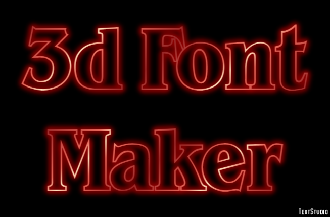 3d Font Maker テキスト効果