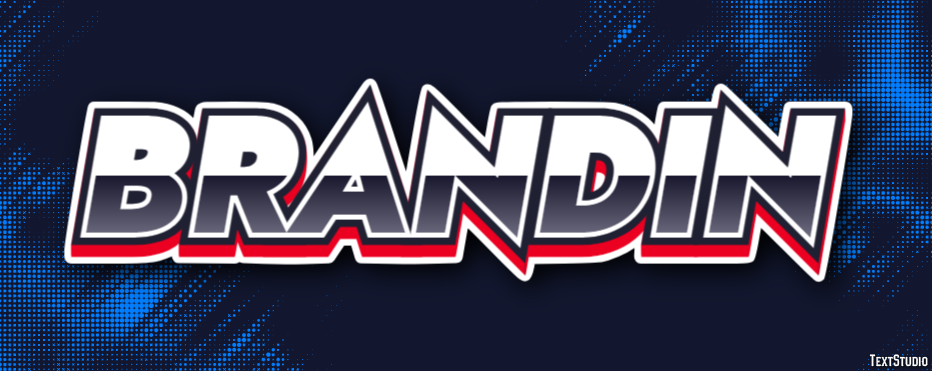 Brandin Text effect