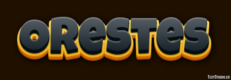 Orestes Text Effect