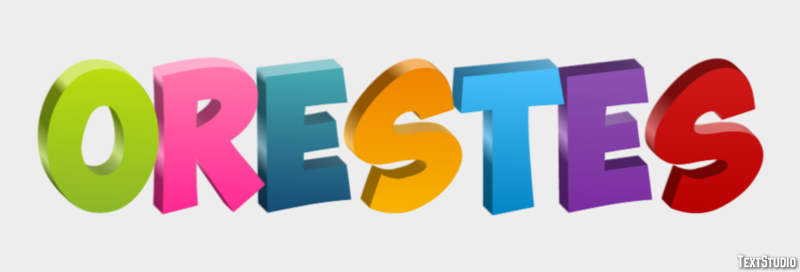 Orestes Text Effect