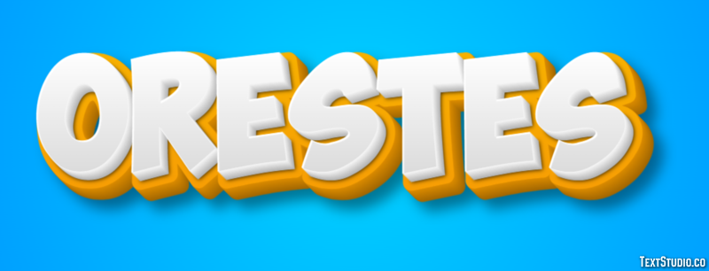 Orestes Text Effect