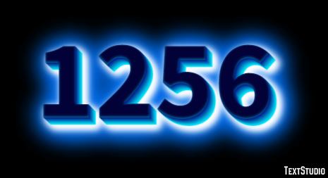 1256 Text Effect