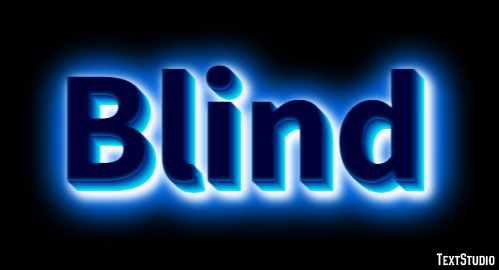 Blind Text Effect