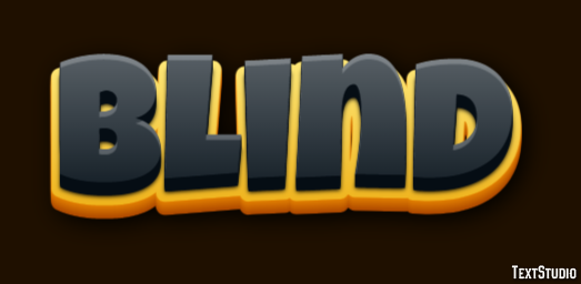 Blind Text Effect