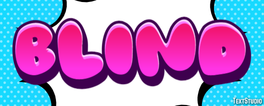 Blind Text Effect
