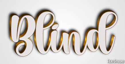 Blind Text Effect