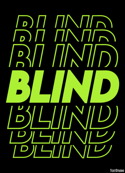 Blind Text Effect
