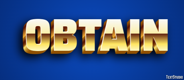 Obtain Text Effect