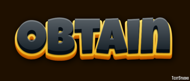 Obtain Text Effect