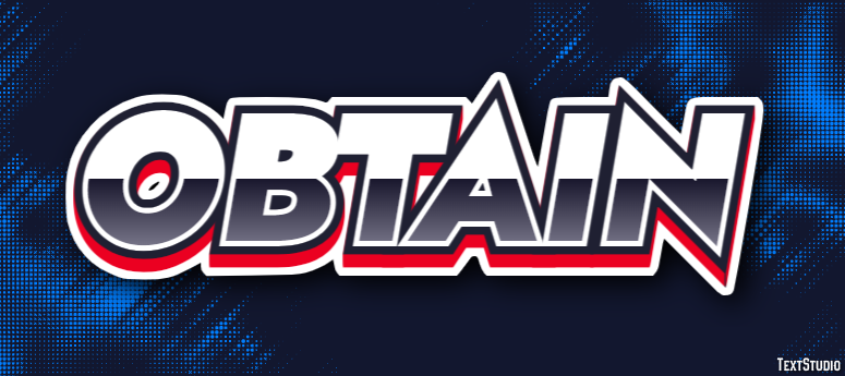 Obtain Text effect