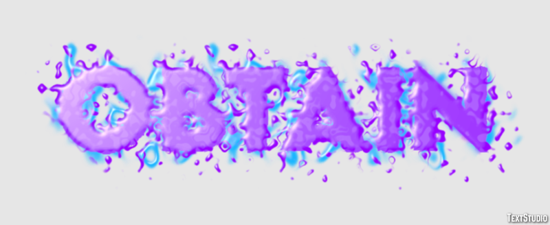 Obtain Text effect
