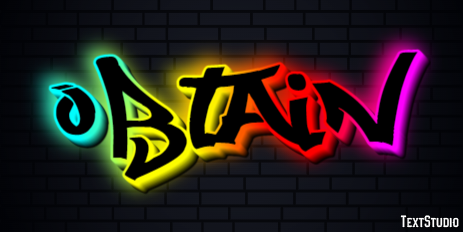 Obtain Text Effect