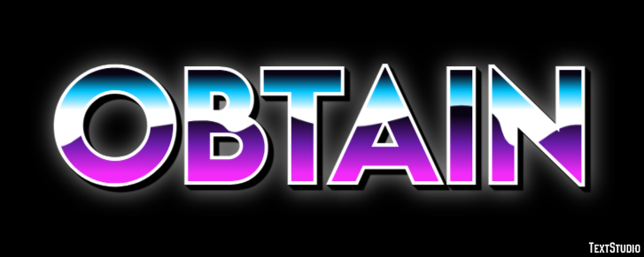 Obtain Text Effect