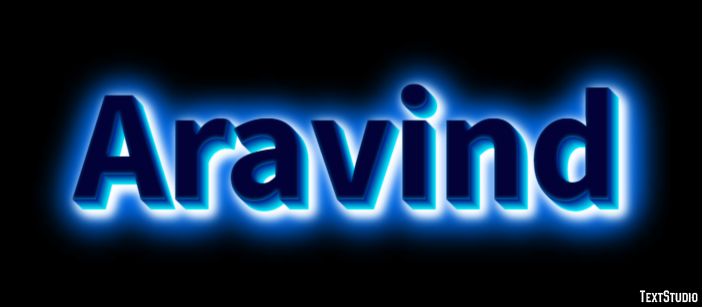 Aravind Text Effect