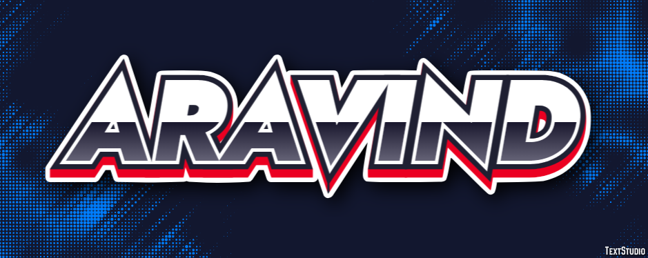 Aravind Text effect