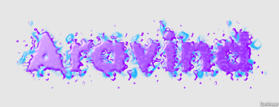 Aravind Text Effect