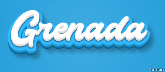 Grenada Efecto de texto