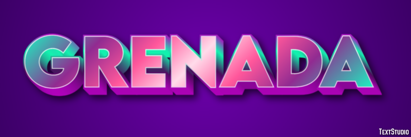 Grenada Efecto de texto