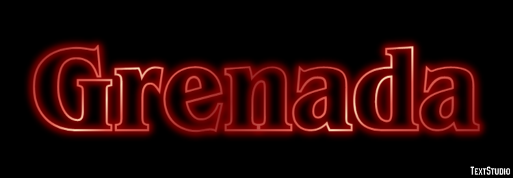 Grenada Efecto de texto