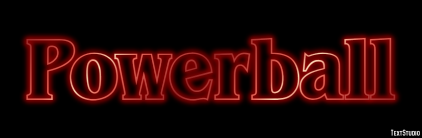 Powerball Tekst Effect