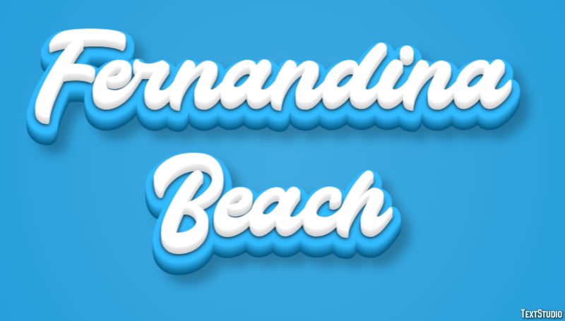 Fernandina Beach Efekt tekstowy