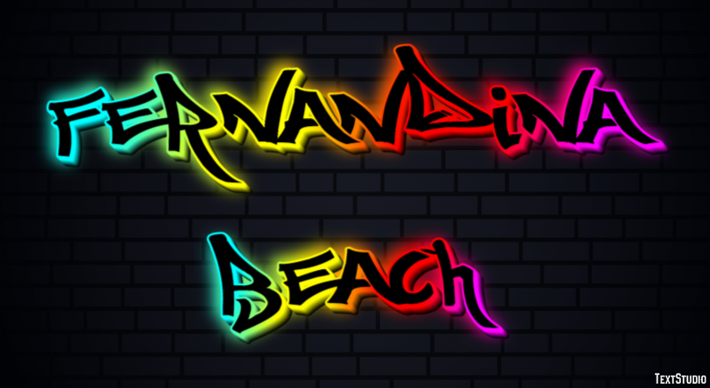 Fernandina Beach Efekt tekstowy