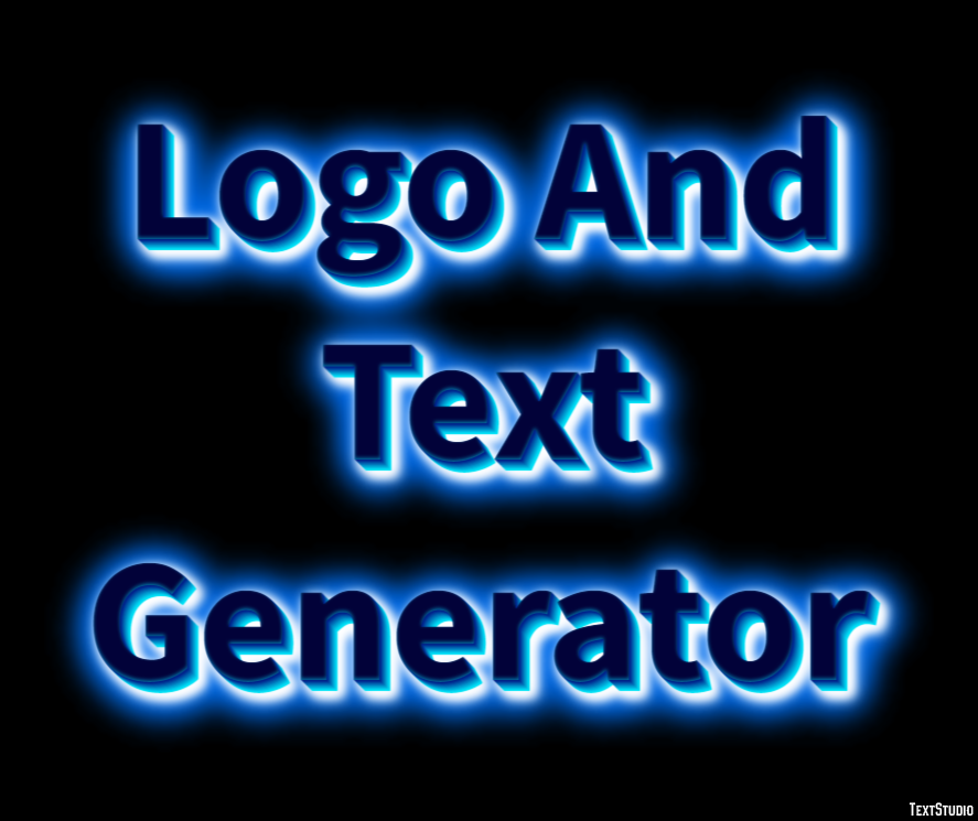Logo And Text Generator Efekt tekstowy