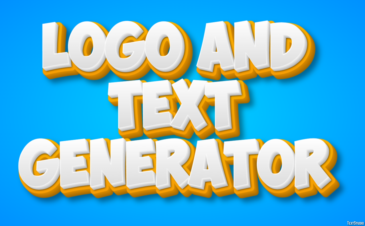 Logo And Text Generator Efekt tekstowy