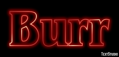 Burr Text effect