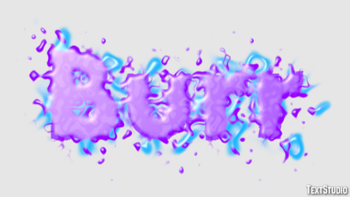 Burr Text Effect