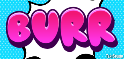 Burr Text Effect