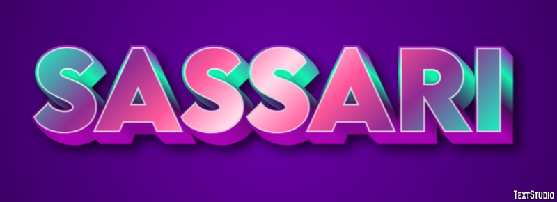 Sassari Efekt tekstowy