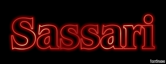 Sassari Efekt tekstowy