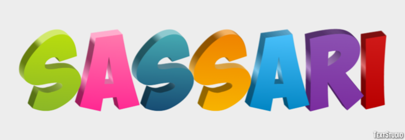 Sassari Efekt tekstowy