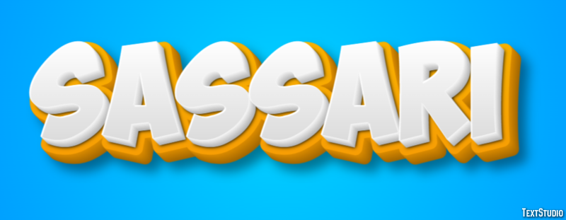 Sassari Efekt tekstowy
