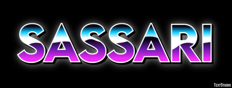 Sassari Efekt tekstowy