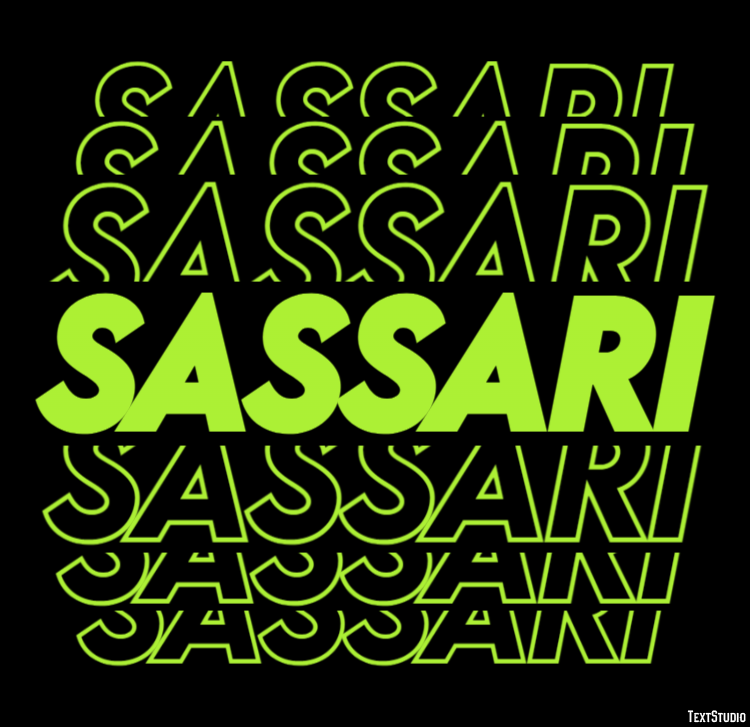 Sassari Efekt tekstowy