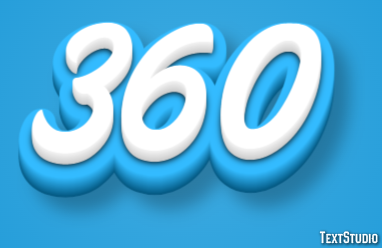 360 Text Effect