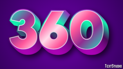 360 Text Effect