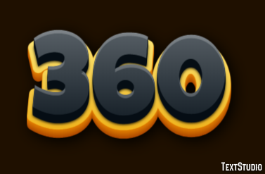360 Text Effect