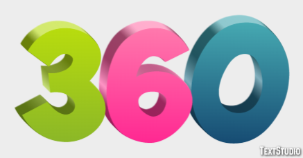 360 Text Effect