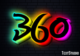 360 Text effect