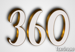 360 Text Effect