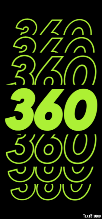360 Text Effect