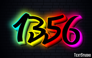 1356 Text effect